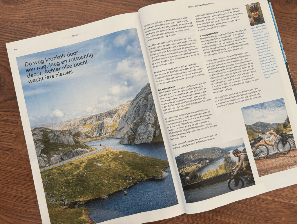 Fietssport Magazine | publicatie bikepackingroute Noorwegen
